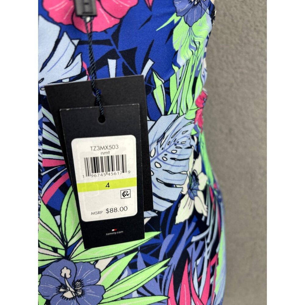Tommy Hilfiger Women's Tummy-Control Halter One-Piece Swimsuit Multi 4 NWT's. - Picture 6 of 8
